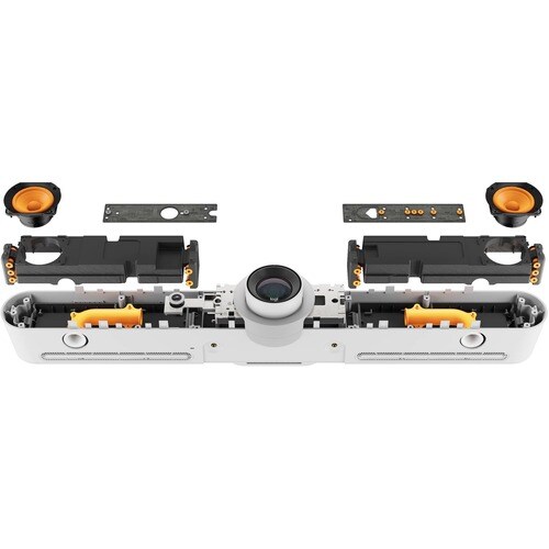 Logitech Rally Bar Video Conferencing Camera - 30 fps - White - USB 3.0 - 3840 x 2160 Video - 3x Digital Zoom - Microphone