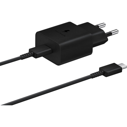 Samsung 15 W AC Adapter - Universal Adapter - For Android Device, USB Type C Device, iOS Device, Tablet PC, Smartphone - 1