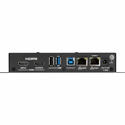 Crestron AirMedia AM-3200 Audio/Video Switchbox - Cable - 3840 x 2160 - 4K - 2160p - Notebook, Smartphone, Tablet, Display