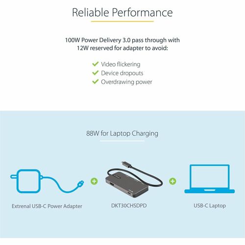 DOCKING STATION USB TIPOC HDMI 4K USB PD DE 100W - HUB USB