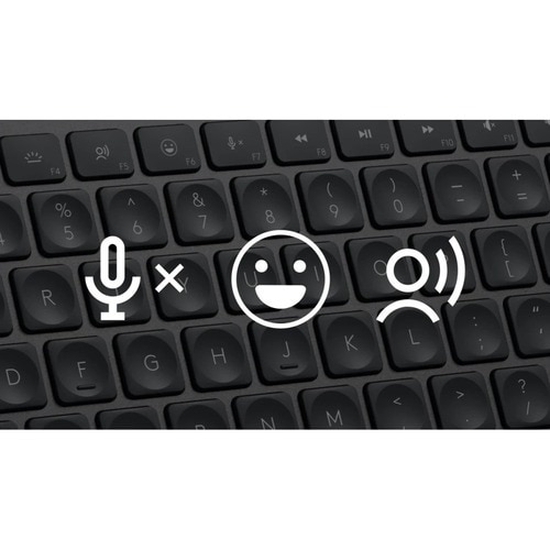 Logitech MX Keys for Business Keyboard - Wireless Connectivity - USB Type A Interface - English (US) - QWERTY Layout - Gra