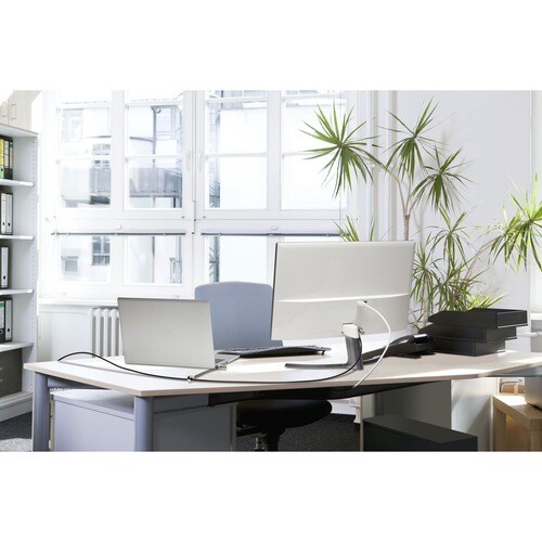 Kensington Universal Kabelschloss Für Notebook, Monitor, Docking Station - 1,80 m Kabel - Schloss mit Schlüssel - Plastik,