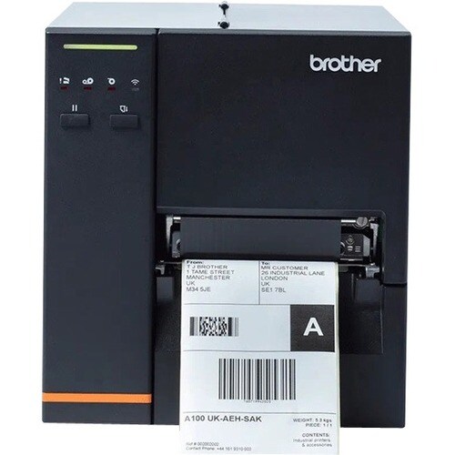 Brother TJ-4020TN Industrial Impressora de transferência térmica/térmica direta - Monocromático - Impressão de etiqueta - 