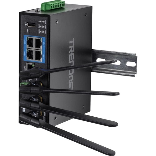 TRENDnet TI-W100  IEEE 802.11ac Ethernet Wireless Router - TAA Compliant - Dual Band - 2.40 GHz ISM Band - 5 GHz UNII Band