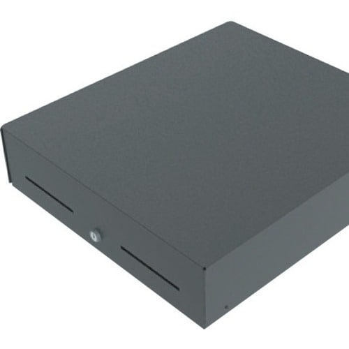 apg E3000 Cash Drawer - 5 Bill - 8 Coin - 2 Media Slot - Steel - Black