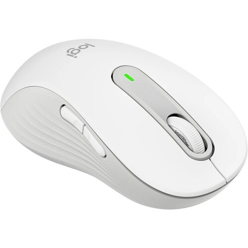 Logitech Signature M650 L Mouse - Bluetooth/Radio Frequency - USB - Optical - 5 Button(s) - 5 Programmable Button(s) - Off