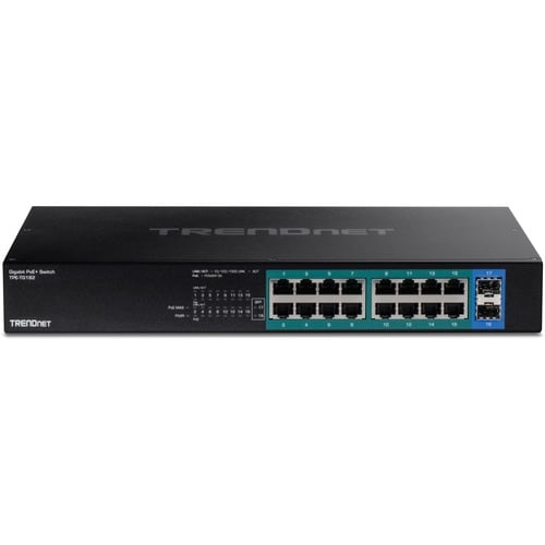 TRENDnet TPE-TG182 18 Ports Ethernet Switch - Gigabit Ethernet - 1000Base-T, 1000Base-X - TAA Compliant - 2 Layer Supporte