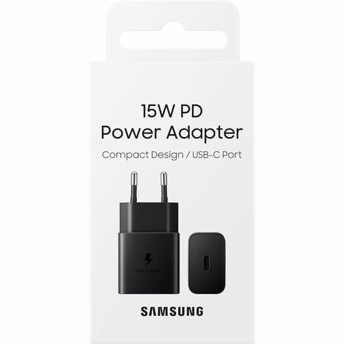Samsung 15 W AC Adapter - Universal Adapter - For Mobile Device - 120 V AC, 230 V AC Input - 5 V DC, 9 V DC Output - 2 A -