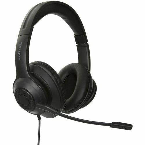 Targus AEH102GL Wired Over-the-head, Over-the-ear, On-ear Stereo Headset - Black - Binaural - Circumaural - 182.9 cm Cable