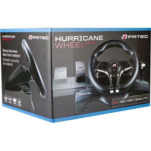 Blade Hurricane MKII Gaming Steering Wheel - PC, PlayStation 3, PlayStation 4, Nintendo Switch