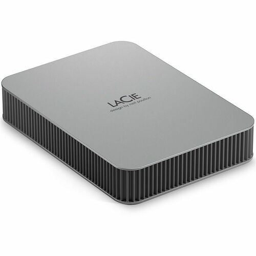 Disque dur Portable LaCie STLP2000400 - Externe - 1 To - Argent - USB 3.1 Type C