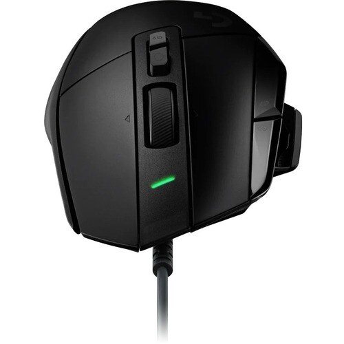 Logitech G G502 X Gaming Mouse - USB Type A - Optical - 13 Button(s) - 13 Programmable Button(s) - Black - 25600 dpi - Scr