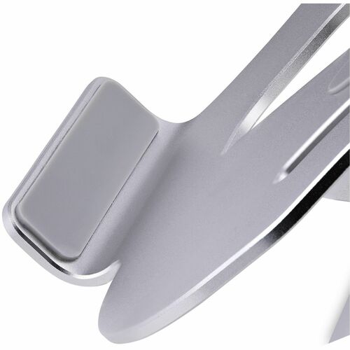 StarTech.com Laptop Stand for Desk, Ergonomic Laptop Stand Adjustable Height, Aluminum, Up to 22lb/10kg, Foldable Notebook