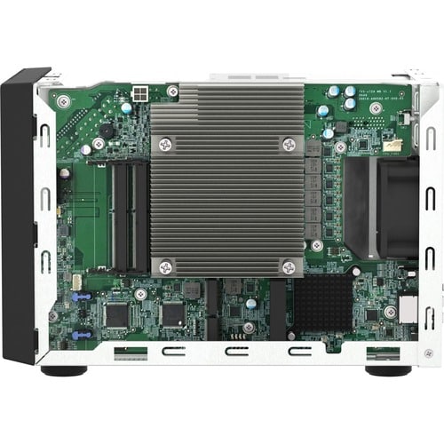 Sistema di memorizzazione SAN/NAS QNAP TVS-h474-PT-8G - 4 x Vani totali - 5 GB Capacità memoria Flash - Intel Pentium Gold