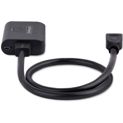 StarTech.com 2-Port HDMI Splitter, 4K 60Hz HDMI 2.0 Video, 4K HDMI Splitter 1 In 2 Out, 1x2 HDMI Display/Output Splitter, 