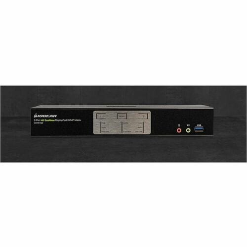 2-PORT 4K DUAL VIEW DISPLAYPORT MATRIX KVM WITH USB/AUDIO/MOUSE