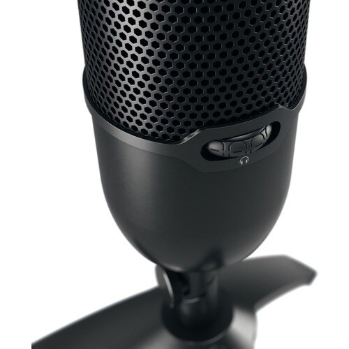 CHERRY UM 3.0 Wired Microphone - Black - 2.50 m - 20 Hz to 20 kHz - Cardioid - Stand Mountable - USB 2.0