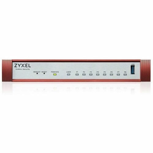 ZYXEL ZyWALL USG FLEX 100H Netzwerksicherheit-/Firewall-Gerät - 1 Jahr(e) - 8 Anschluss - 10/100/1000Base-T - Gigabit-Ethe