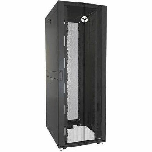 Armadio rack VERTIV VR Rack VR3107-005 48U A pavimento per Server, Switch KVM, PDU, UPS, Centro dati, Archiviazione - Nero