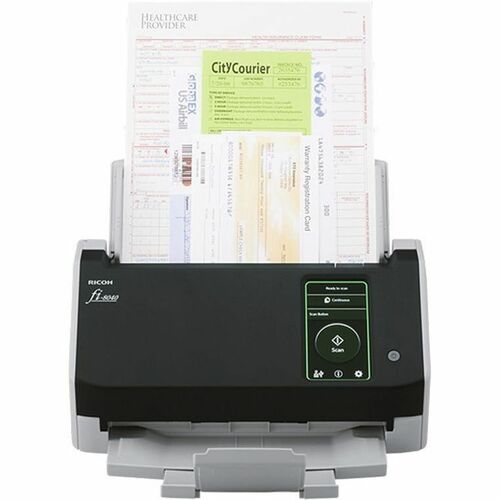 Ricoh ImageScanner fi-8040 ADF/Manual Feed Scanner - 600 dpi Optical - 24-bit Color - 8-bit Grayscale - 40 ppm (Mono) - 40