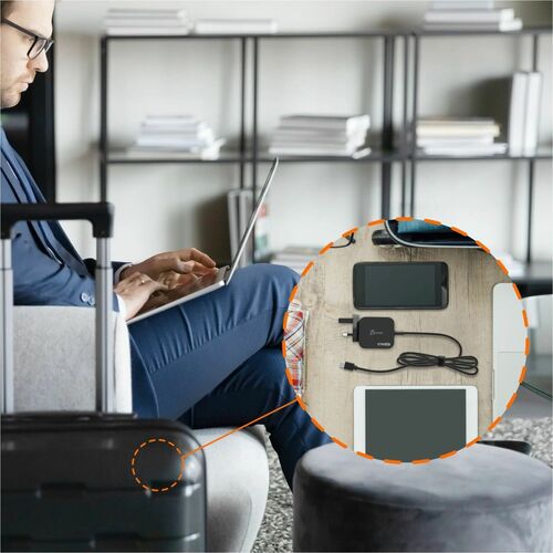 j5create JUP1565DCF3A-FN 67 W AC Adapter - 1 Pack - Universal Adapter - For MacBook, iPad Pro, MacBook Pro, iPad Air, iPad