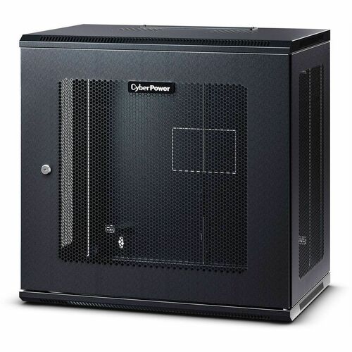 CyberPower CR12U61003 Wall Mount Enclosure - 12U 19"" Wall Mount Enclosure, 600mm wide, 600mm deep, hex perforated metal d