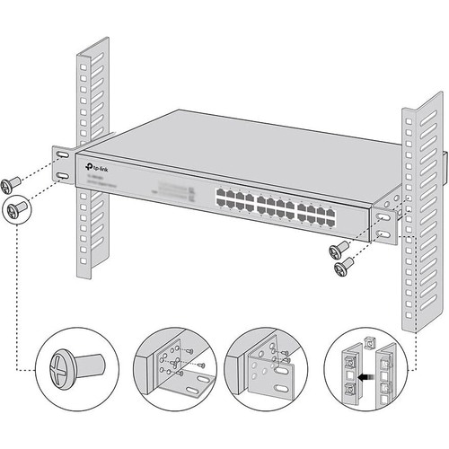 TP-Link Rackmount für Switch, Router, Controller - Metall