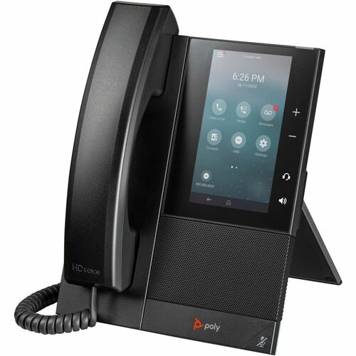 Telefono IP Poly CCX 505 - A filo - A filo/senza filo - Bluetooth, Wi-Fi - Desktop, Parato montabile - Nero - 24 x Linea t