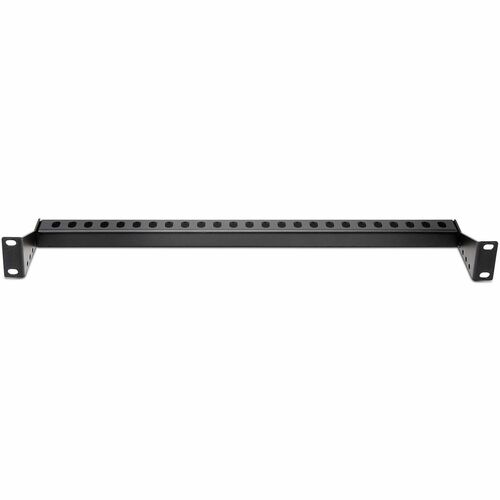 StarTech.com Kabelbündler - Schwarz - 1 Pack Paket - Kabelumwicklungsleiste - 1U Rack Height x 482,6 mm Länge - Stahl