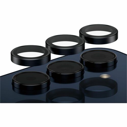 PanzerGlass Hoops Camera Lens Protector - Black - Tempered Glass