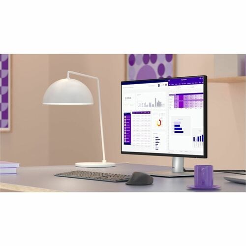 Dell P2425H 24" Class Full HD LED Monitor - 16:9 - Black, Silver - 60.5 cm (23.8") Viewable - In-plane Switching (IPS) Tec