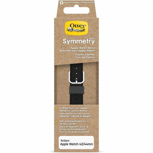 OB SYMTR APPLE WATCH BAND 10-L 44/45/46MM NOIR ASH - BLACK