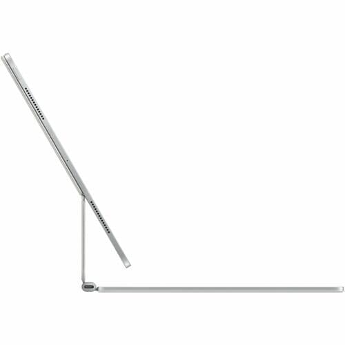 Estuche de teclado/cubierta Apple Magic para 33cm (13") iPad Pro 13 (2024) Tableta - Español Teclado - Blanco - Aluminio, 