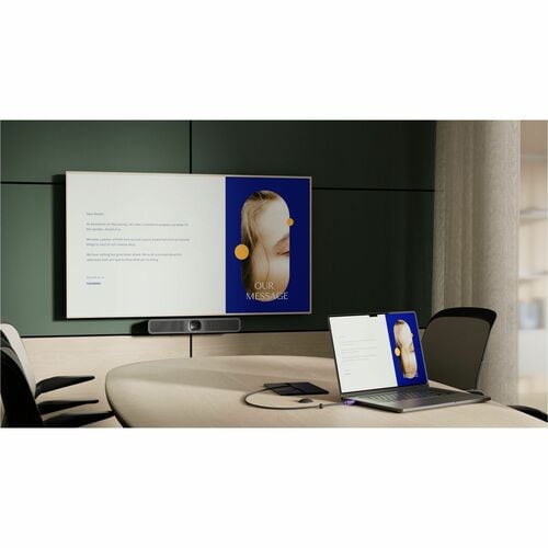 Logitech MeetUp 2 Video Conferencing Camera - USB 3.1 Type C - 3840 x 2160 Video - 120° Angle - 4x Digital Zoom - Micropho