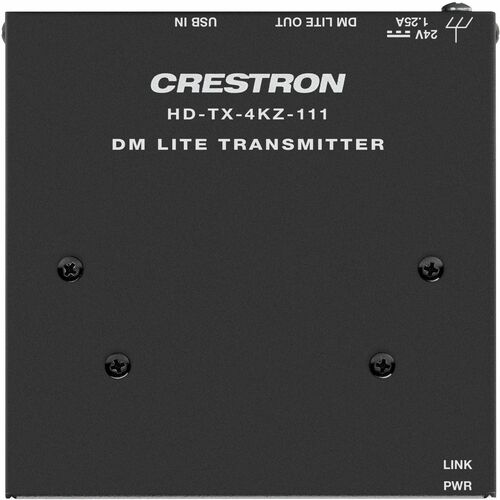 Crestron DM Lite HD-TX-4KZ-111 Video Extender Transmitter - Wired - 70.10 m Range - 1 x Network (RJ-45) - 1 x USB - Displa