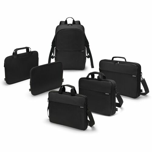 Dicota Slim Case ONE Carrying Case for 35.6 cm (14"") to 40.6 cm (16"") Notebook - Black - Bump Resistant, Shock Resistant