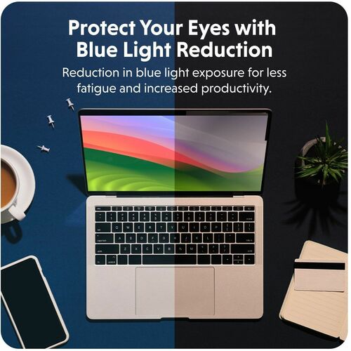 HyperShield HS5113GL 3H Blendfrei Blickschutzfilter für Apple - für 34,5 cm (13,6 Zoll) LCD MacBook Air, MacBook Pro - Ant