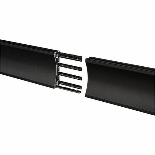 B-Tech System X Mounting Rail for Video Wall, Menu Board - Black - Landscape/Portrait - Aluminium