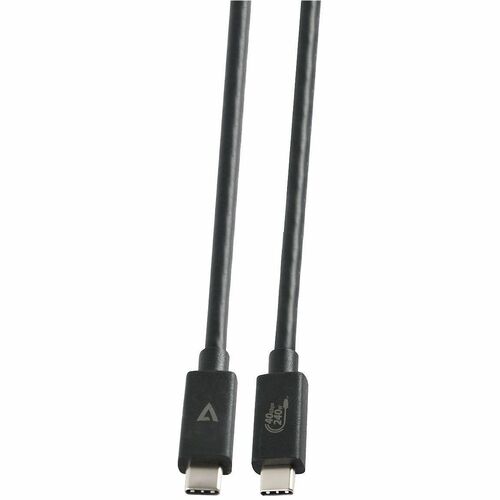 Cavo per trasferimento dati V7 V7USB4-1.2M - 1,20 m USB-C - 40 Gbit/s - Schermato - 30 AWG - Nero