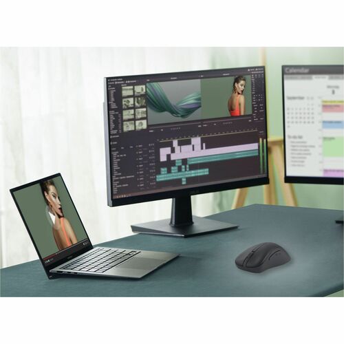 Asus MD102-DG Mouse - Bluetooth/Radio Frequency - USB - Optical - 5 Button(s) - Dark Grey - Wireless - 10 m (393.70") - 2.