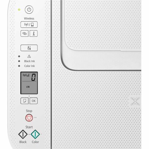 Canon PIXMA TS3751i Wired & Wireless Inkjet Multifunction Printer - Colour - White - 7.7 ppm Mono/4 ppm Color Print - 4800