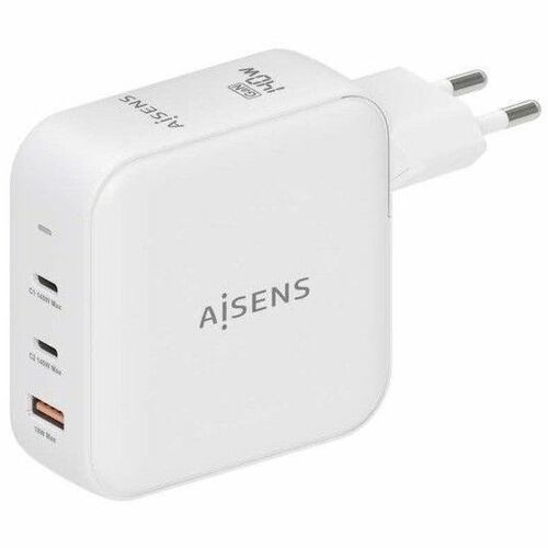CHARGER GAN 140W 2XUSB-C PD3.1 QC4.0 1XUSB-A QC3.0 WHITE