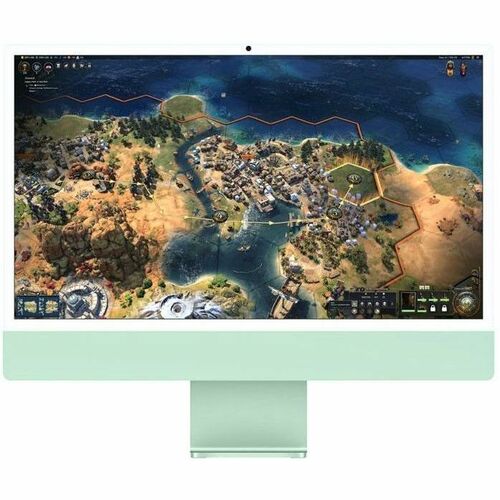 24-inch iMac with Retina 4.5K display: Apple M4 chip with 10‑core CPU and 10‑core GPU, 24GB, 512GB SSD - Green