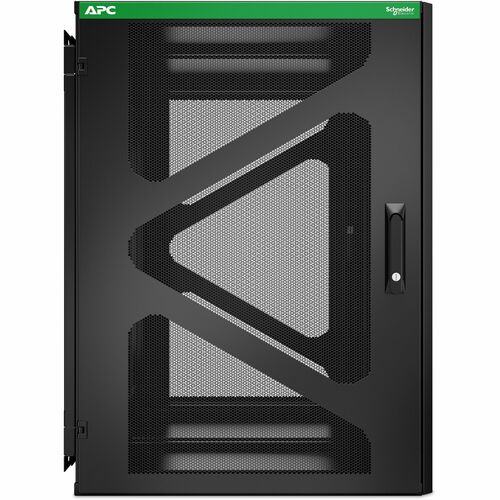 APC by Schneider Electric NetShelter 18U Wall Mountable Enclosed Cabinet Rack Cabinet for UPS, IT Equipment - 482.60 mm Ra