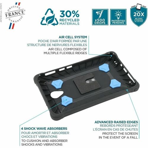 PROTECH - CASE + 360 HANDSTRAP + KICKSTAND FOR GALAXY TAB ACTIV