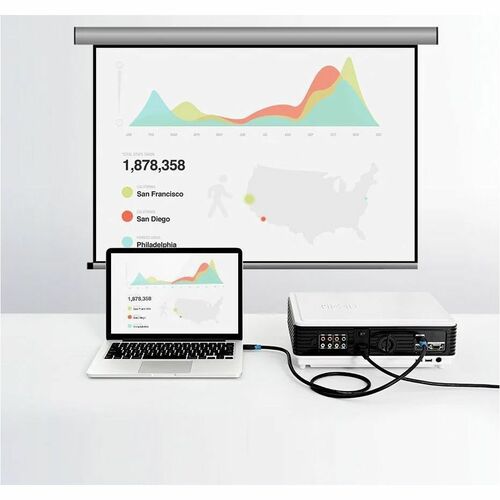 Vention 2 m HDMI A/V Cable - Cable for Audio/Video Device, TV, Projector - First End: 1 x HDMI 2.0 Digital Audio/Video - M