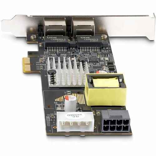 StarTech.com 2.5Gigabit Ethernet Card - 2.5GBase-T - Plug-in Card - Black - PCI Express 2.0 x2 - Low Profile Bracket Heigh