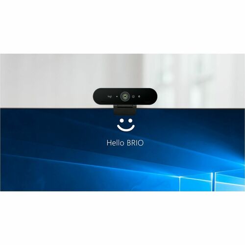 Logitech BRIO Webcam - 13 Megapixel - 90 fps - USB Type A - 4096 x 2160 Video - Auto/Manual - 90° Angle - Clip, Tripod Mou
