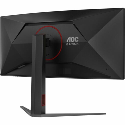 AOC CU34G4Z 34" (86.4 cm) Class UW-QHD Curved Screen Gaming LED Monitor - 21:9 - Black, Red - 34" (86.4 cm) Viewable - Fas