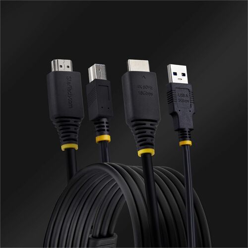 6ft (1.8m) HDMI and USB 5Gbps KVM Cable, 4K 60Hz, HDMI 2.0 and USB Combo Cable for KVM Switches